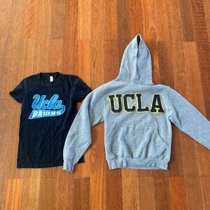 UCLA Clothing Bundle, Sweater and T-shirt Size S & XS